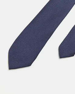 River Island diagonal twill tie< Essentials