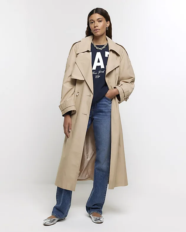 River Island Navy Manhattan graphic sweatshirt< Loungewear
