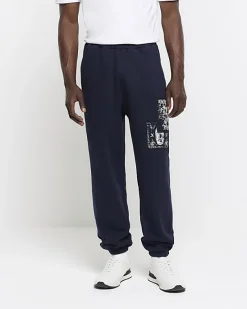 River Island regular fit gothic graphic sweatpants< Tracksuits