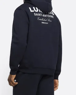 River Island Regular Fit Graphic tracksuit Hoodie< Tracksuits