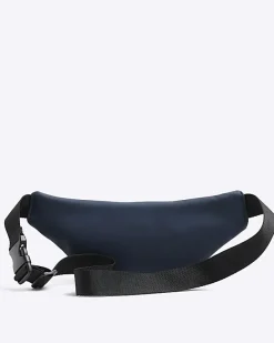 River Island Rubberised Zip Bum bag< Bags