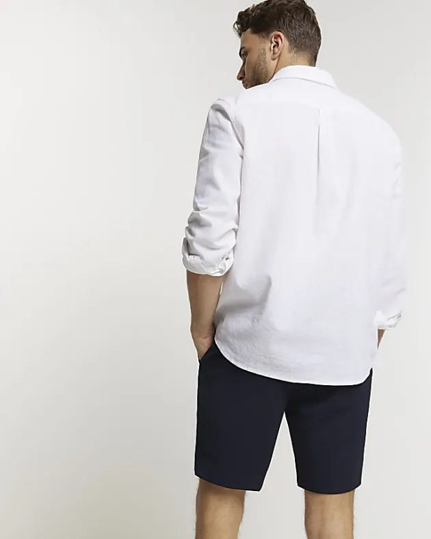 River Island Slim Fit Waffle Shorts< Shorts