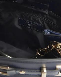 River Island Navy woven chain tote bag< Bags, Purses & Luggage