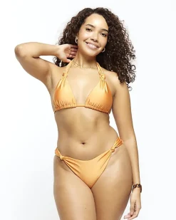River Island knot triangle bikini top< Swimwear & Beachwear