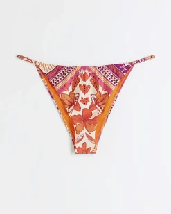 River Island scarf print high leg bikini bottoms< Swimwear & Beachwear