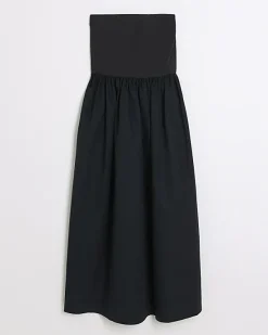 River Island Petite bandeau prom midi dress< Petite