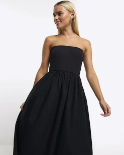 River Island Petite bandeau prom midi dress< Petite