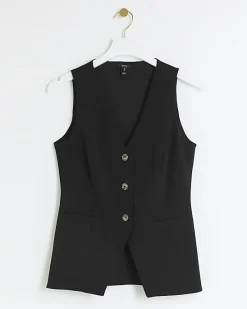 River Island Petite button up waistcoat< Petite