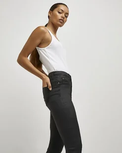 River Island Petite coated Molly skinny jeans< Petite