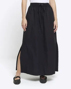 River Island Petite elasticated waist maxi skirt< Petite