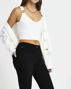 River Island Petite Molly mid mise skinny jeans< Petite