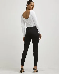 River Island Petite Molly mid rise skinny jeans< Petite