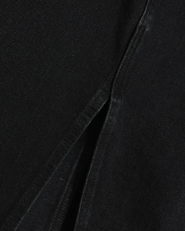 River Island Petite split hem denim maxi skirt< Petite