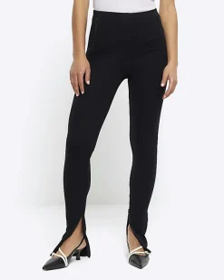 River Island Petite zip hem leggings< Petite