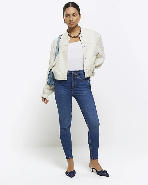River Island Petite bum sculpt skinny jeans< Petite