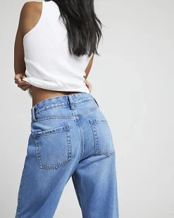 River Island Petite relaxed straight jeans< Petite