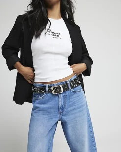 River Island Petite relaxed straight jeans< Petite