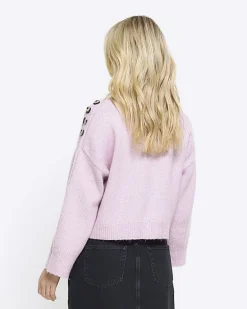 River Island Petite crop jumper< Petite