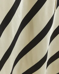River Island Petite satin stripe slip midi dress< Petite