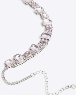 River Island diamante collar necklace< Jewellery