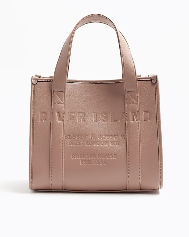 River Island embossed cross body tote bag< Bags, Purses & Luggage