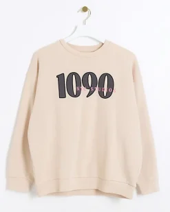 River Island embroidered sweatshirt< Loungewear
