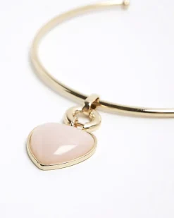 River Island heart torque necklace< Jewellery