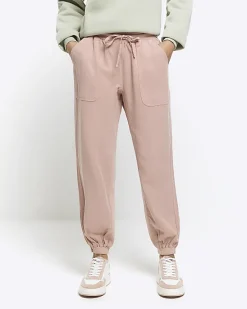 River Island lyocell cuffed joggers< Trousers