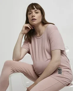 River Island oversized maternity t-shirt< Maternity