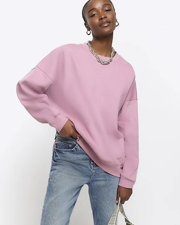 River Island oversized sweatshirt< Loungewear