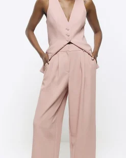 River Island pleated wide leg trousers< Suits & Tailoring