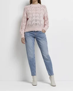 River Island pointelle knit maternity jumper< Maternity