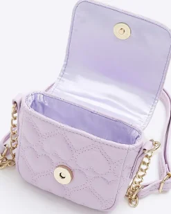 River Island quilted heart cross body bag< Bags & Purses
