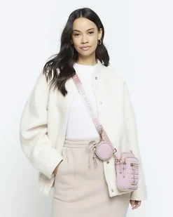 River Island quilted phone cross body bag< Bags, Purses & Luggage