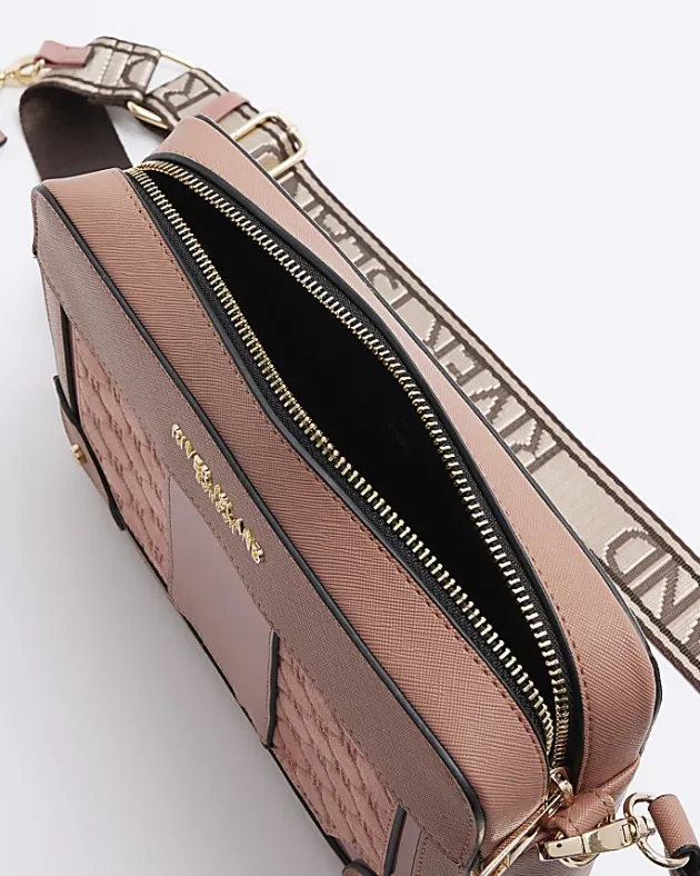 River Island RI monogram boxy cross body bag< Bags, Purses & Luggage
