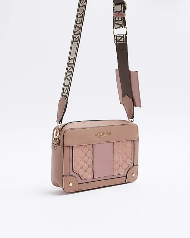 River Island RI monogram boxy cross body bag< Bags, Purses & Luggage