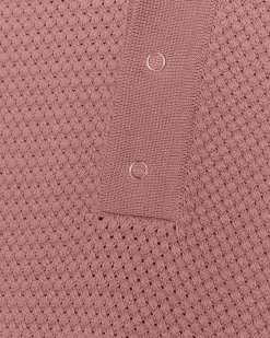 River Island slim fit textured knit polo< Polo Shirts