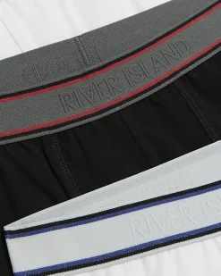 River Island 4PK and White cotton stretch Trunks< Underwear & Socks