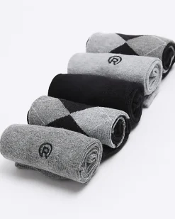 River Island 5PK argyle ankle socks< Underwear & Socks