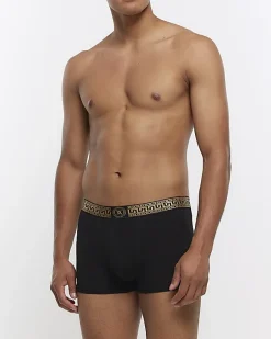 River Island 4PK geometric cotton stretch trunks< Underwear & Socks