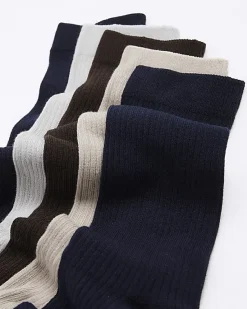 River Island 5PK ribbed ankle sock< Underwear & Socks