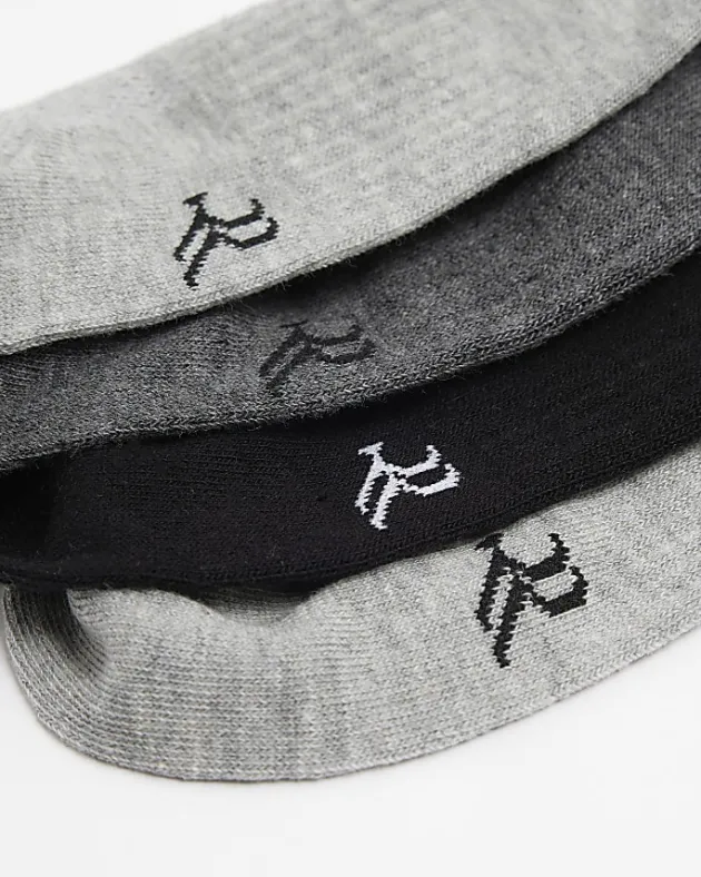 River Island 5PK Rib Trainer Socks< Underwear & Socks