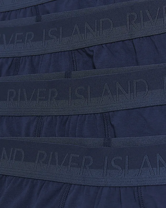 River Island 4PK Cotton Stretch RI trunks< Underwear & Socks
