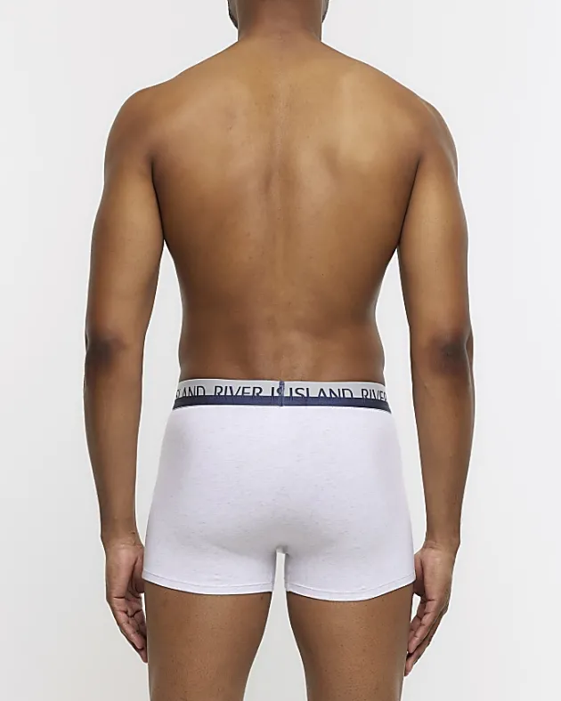 River Island 4PK Cotton Stretch RI trunks< Underwear & Socks