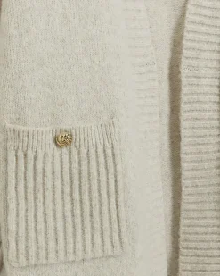 River Island Plus beige knit cardigan< Plus