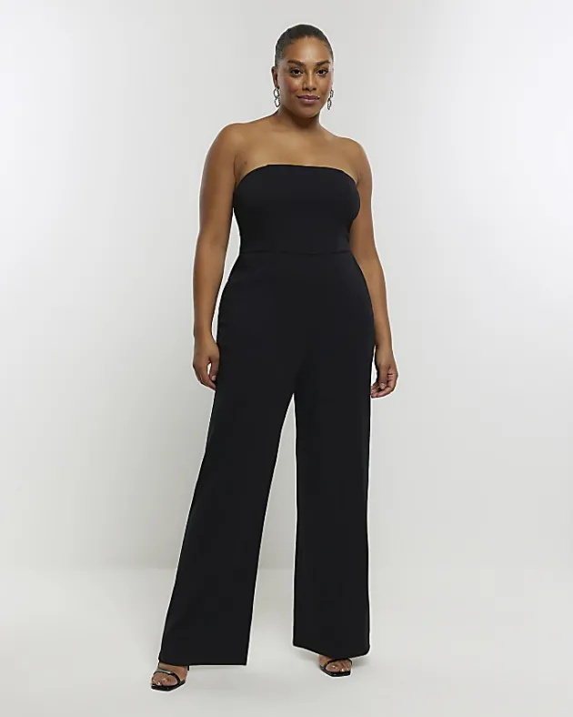 River Island Plus bandeau jumpsuit< Plus