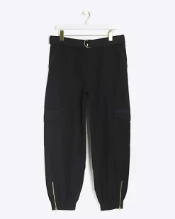 River Island Plus belted utility cargo trousers< Plus