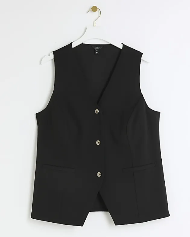 River Island Plus button up waistcoat< Plus