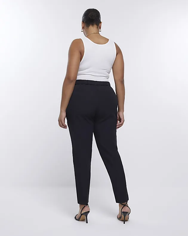 River Island Plus high waisted cigarette trousers< Plus