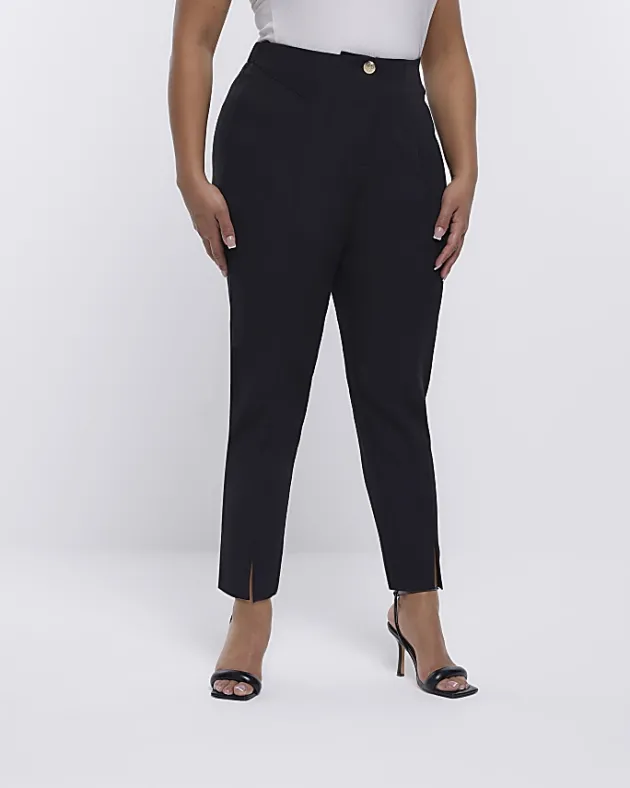River Island Plus high waisted cigarette trousers< Plus